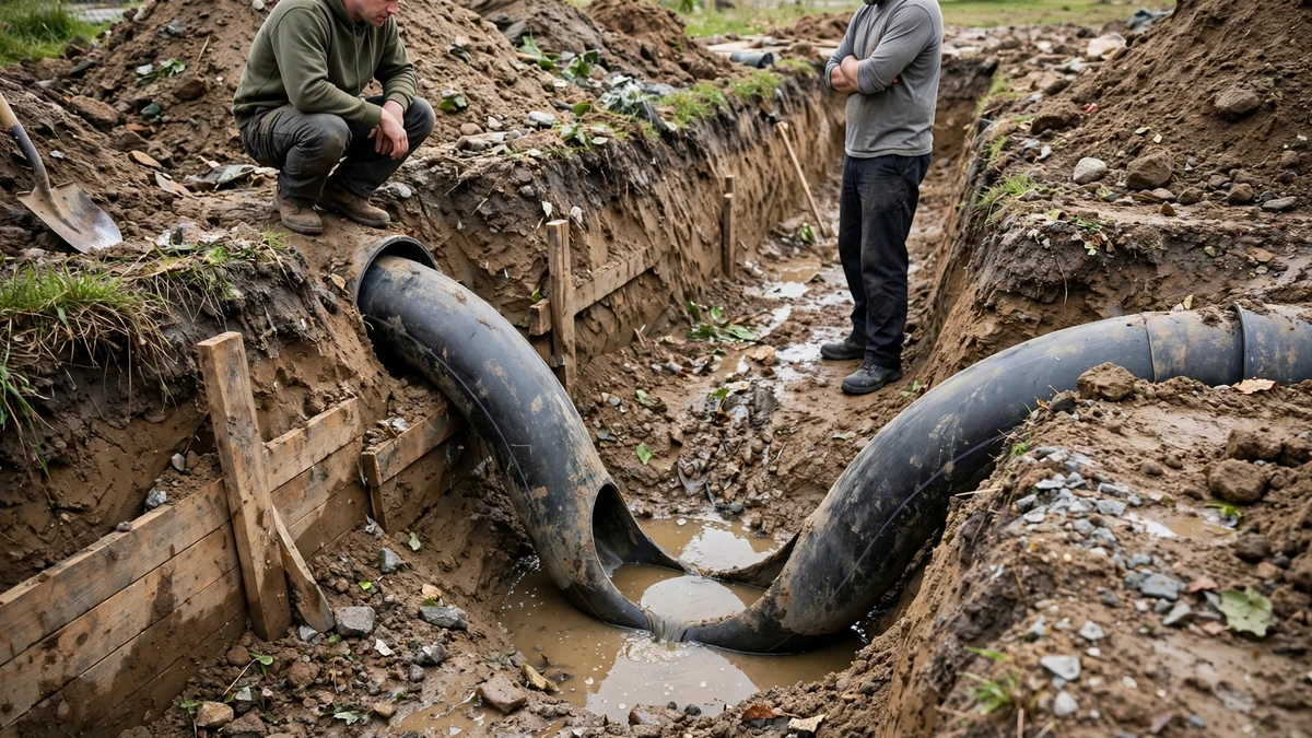 Sewer Line Bellies and Sags
