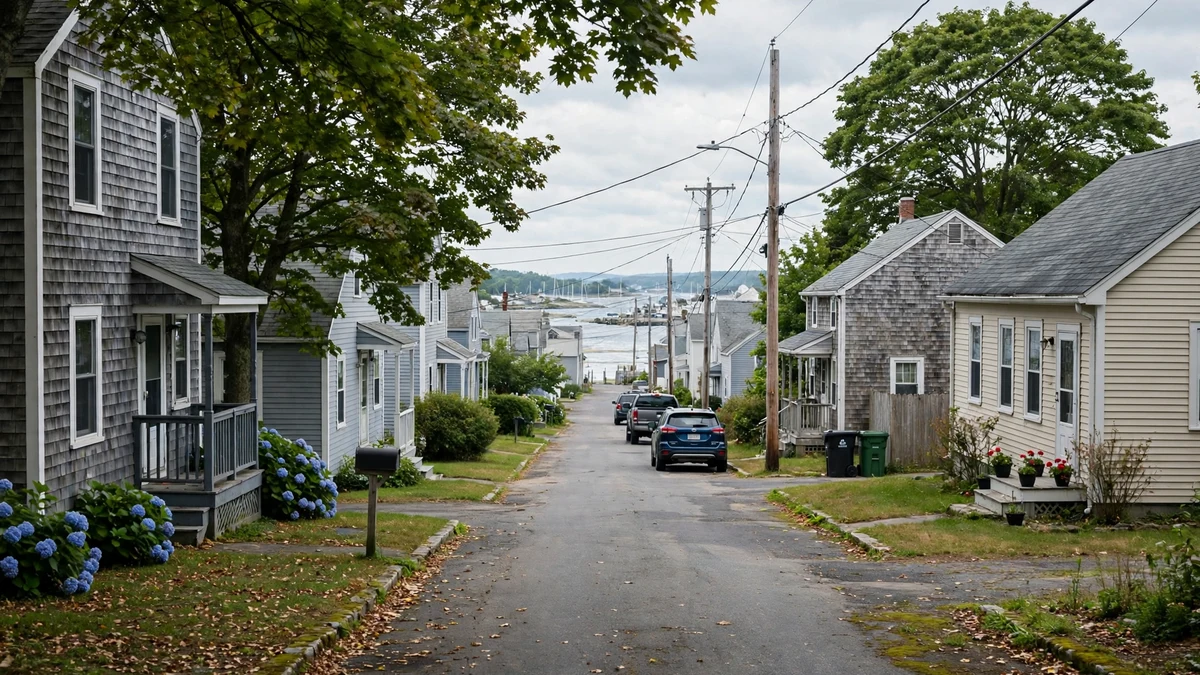 South Portland, Maine street scene