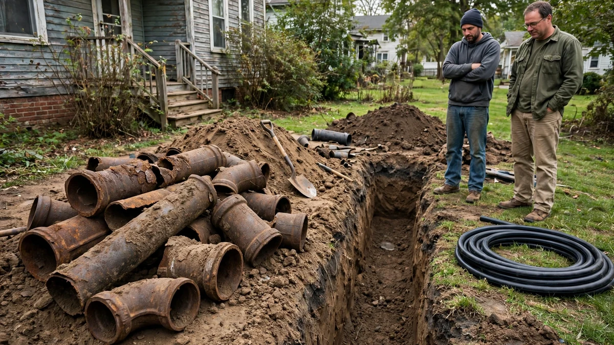 Old Pipe Replacement in Maine